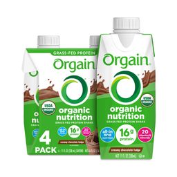 Organic Protein Shake Pack, Creamy Chocolate Fudge