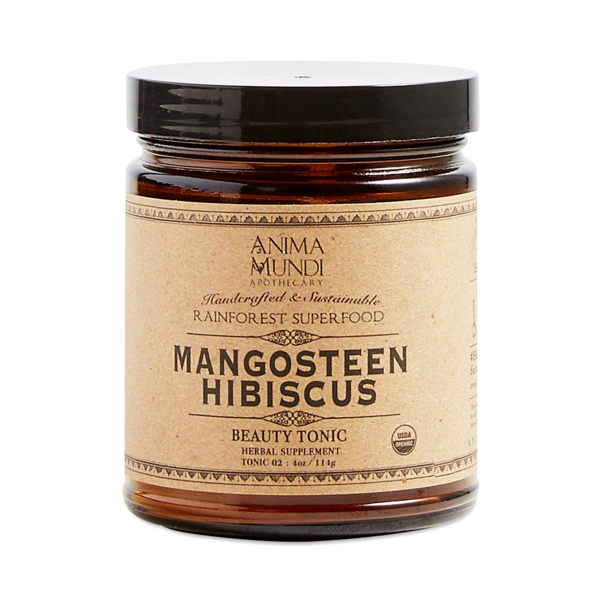 Mangosteen Hibiscus Beauty Powder by Anima Mundi Thrive Market