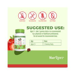 Vitamin D3 & B12 Gummies, Strawberry