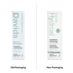 Sensitive & Whitening Toothpaste, Natural Peppermint