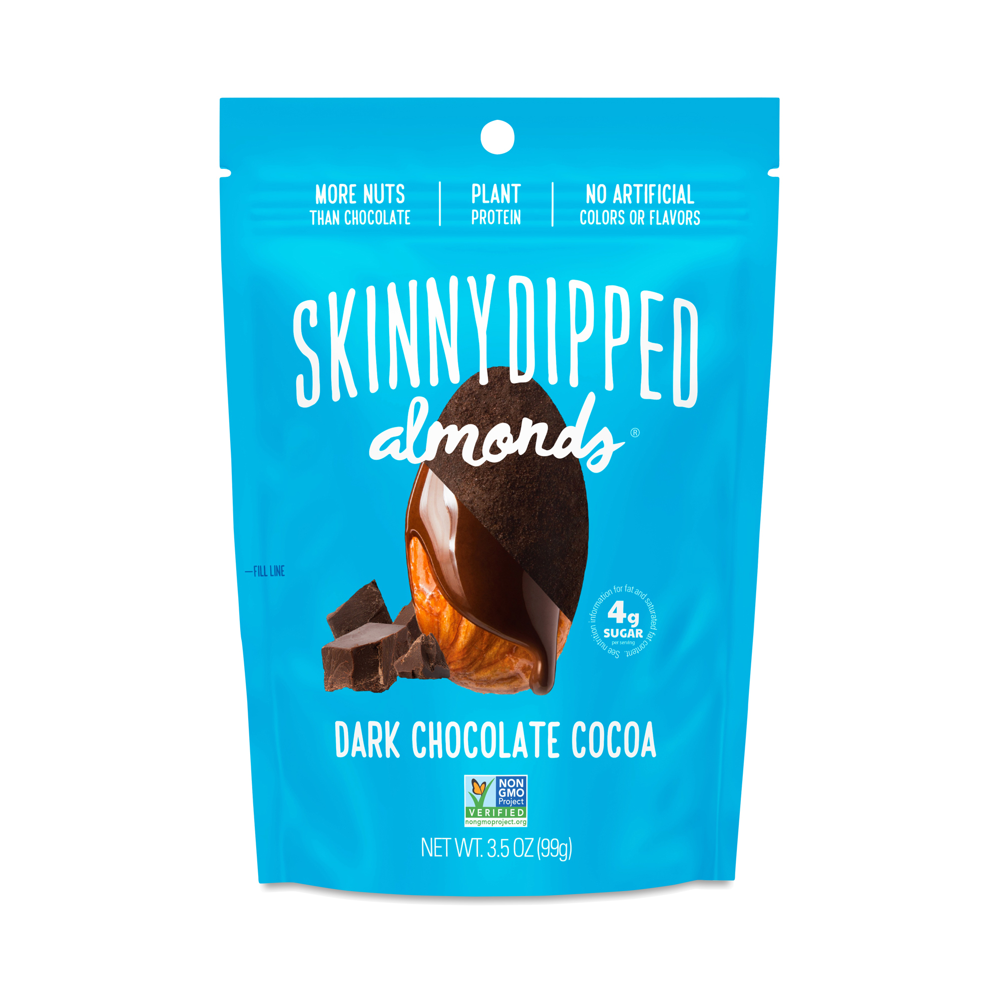 Dark Chocolate Cocoa Almonds by SkinnyDipped | Thrive Market