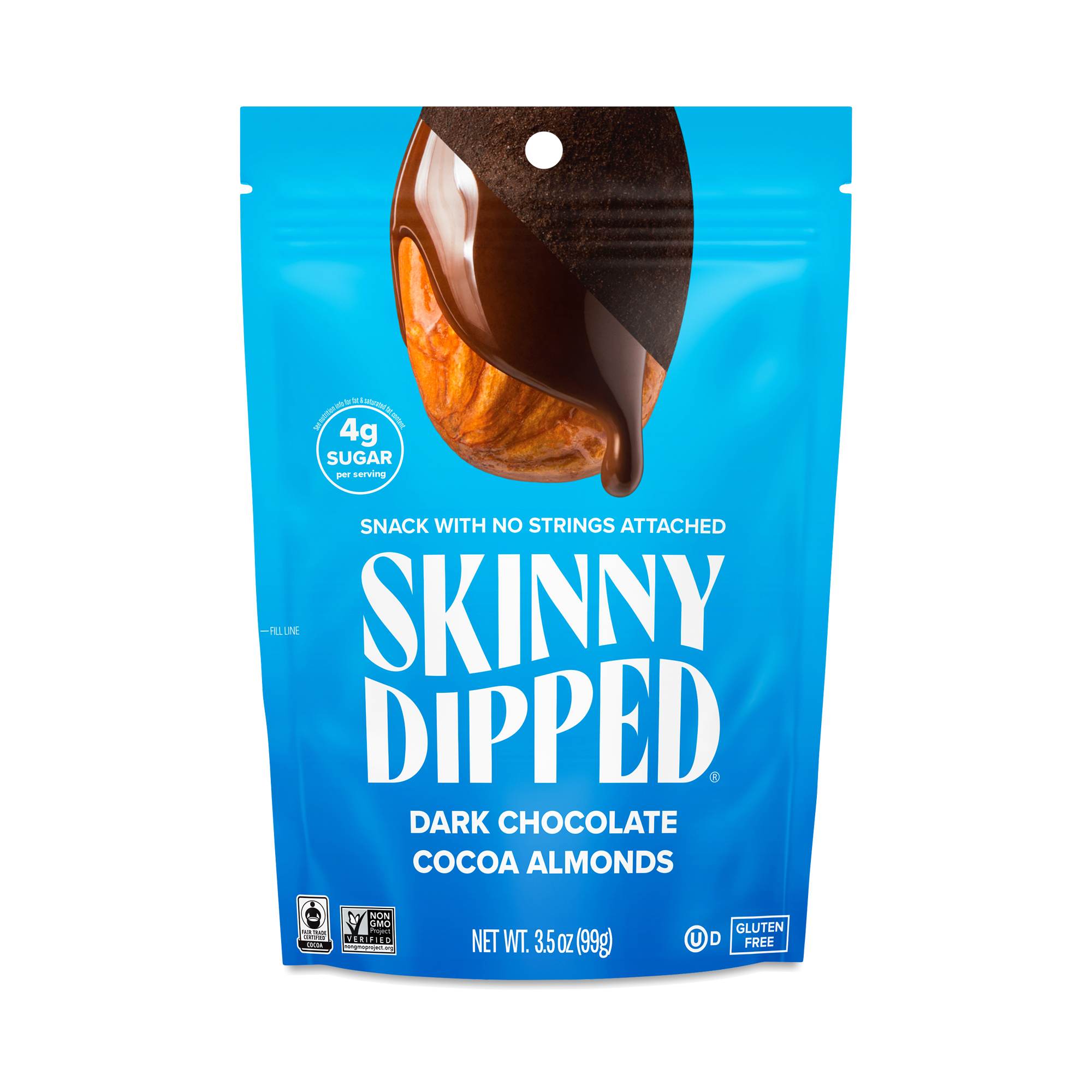 Dark Chocolate Cocoa Almonds by SkinnyDipped | Thrive Market