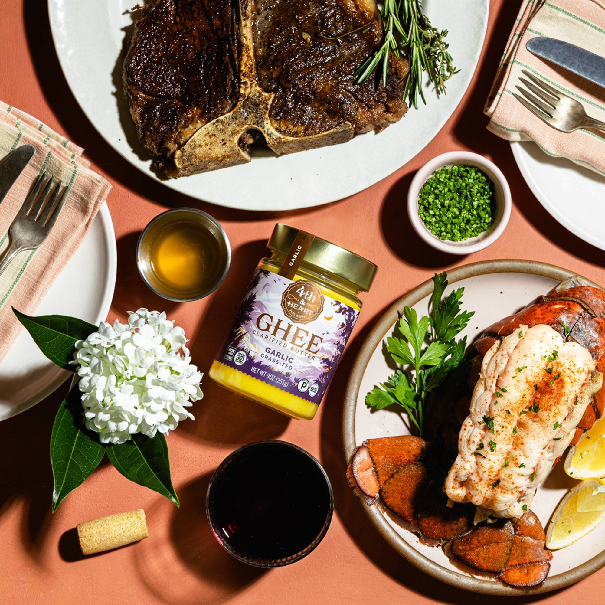 Grass Fed California Garlic Ghee by Fourth & Heart | Thrive Market
