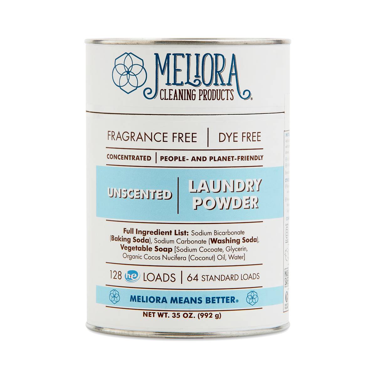 Meliora Cleaning Products Laundry Powder, Unscented Thrive Market