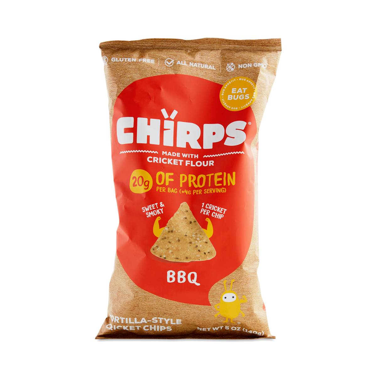 BBQ Cricket Flour Chips by Chirps Thrive Market