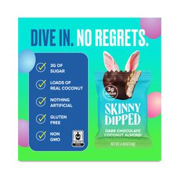 Spring Almond Bites, Dark Chocolate Coconut