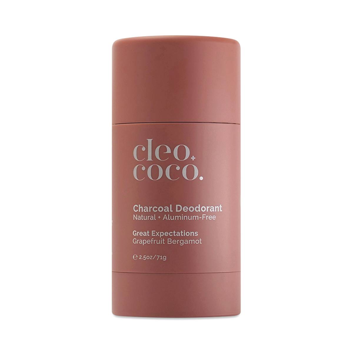 Cleo + Coco Great Expectations Charcoal Deodorant, Grapefruit Bergamot