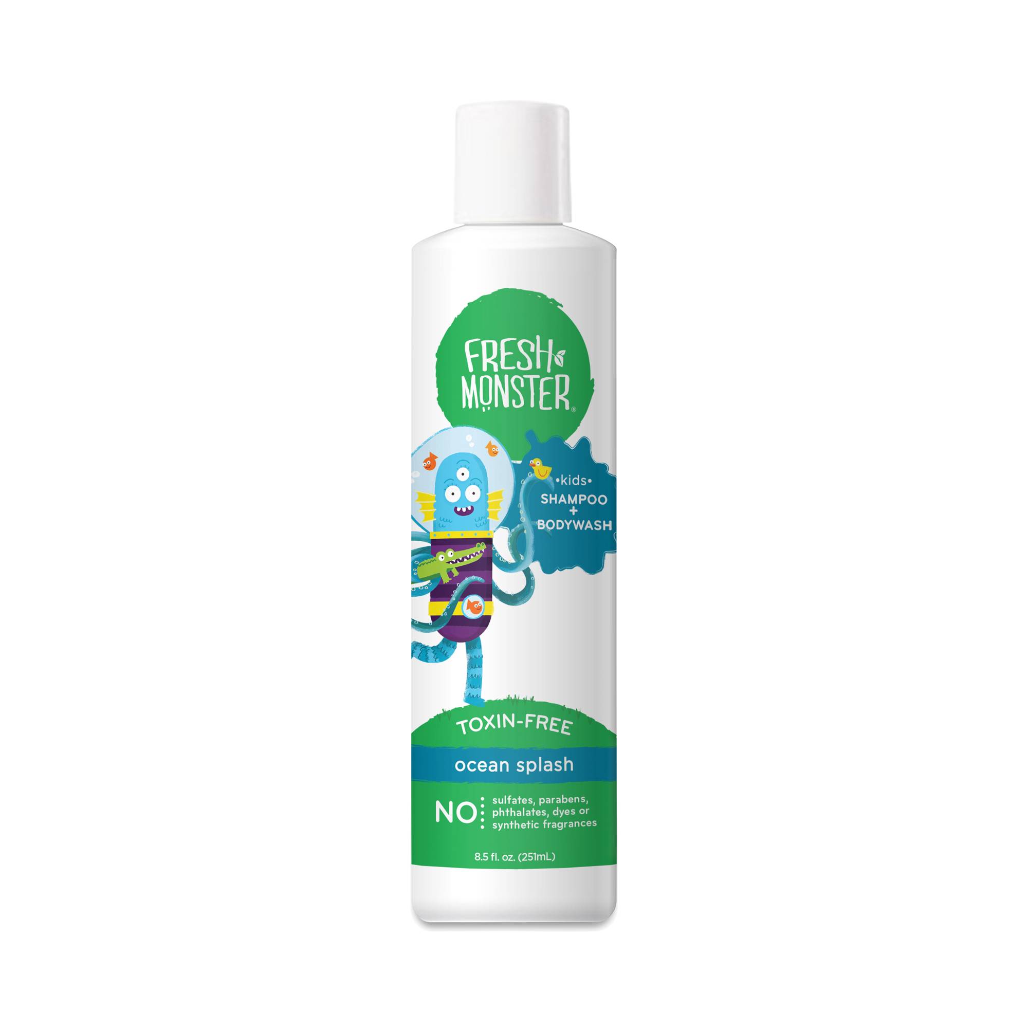 Kids Shampoo & Body Wash, Ocean Splash
