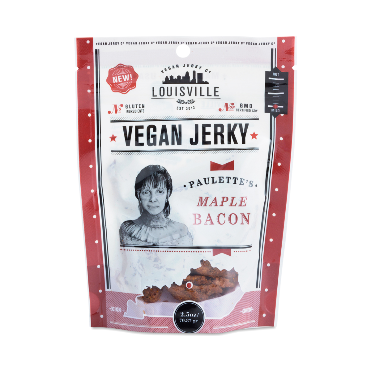Louisville Vegan Jerky Co Maple Bacon Vegan Jerky Thrive Market