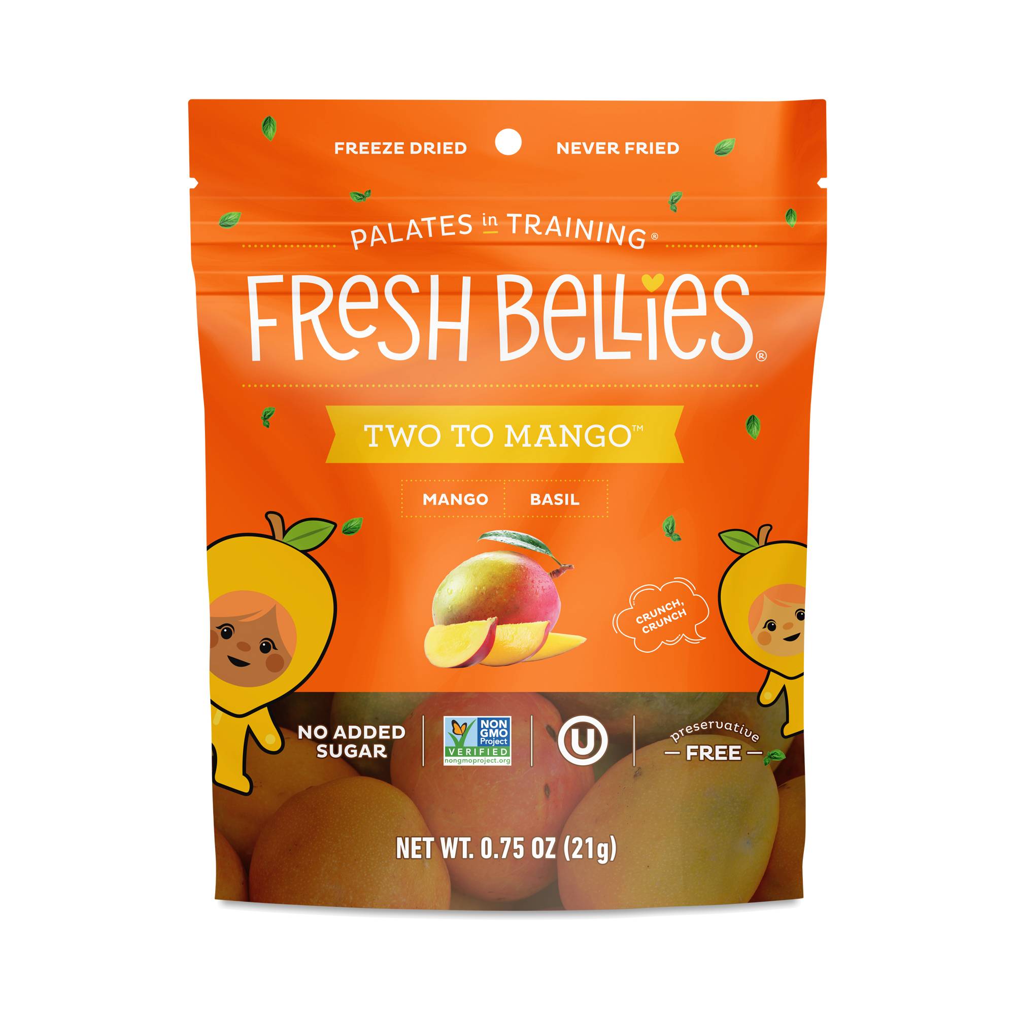 Freeze Dried Snacks, Mango & Basil