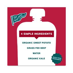 Grass Fed Beef with Organic Kale and Sweet Potato Baby Food