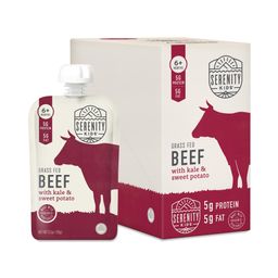 Grass Fed Beef with Organic Kale and Sweet Potato Baby Food