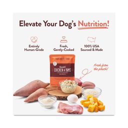 Tuxedo's Chicken & Yams Homestyle Dog Meal