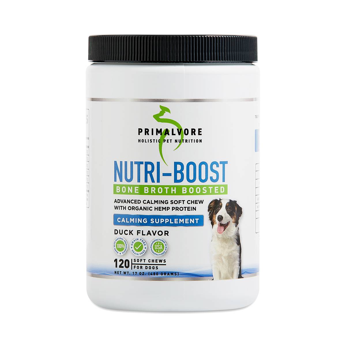 Primalvore NutriBoost Bone Broth Calming Supplement, Duck Thrive Market