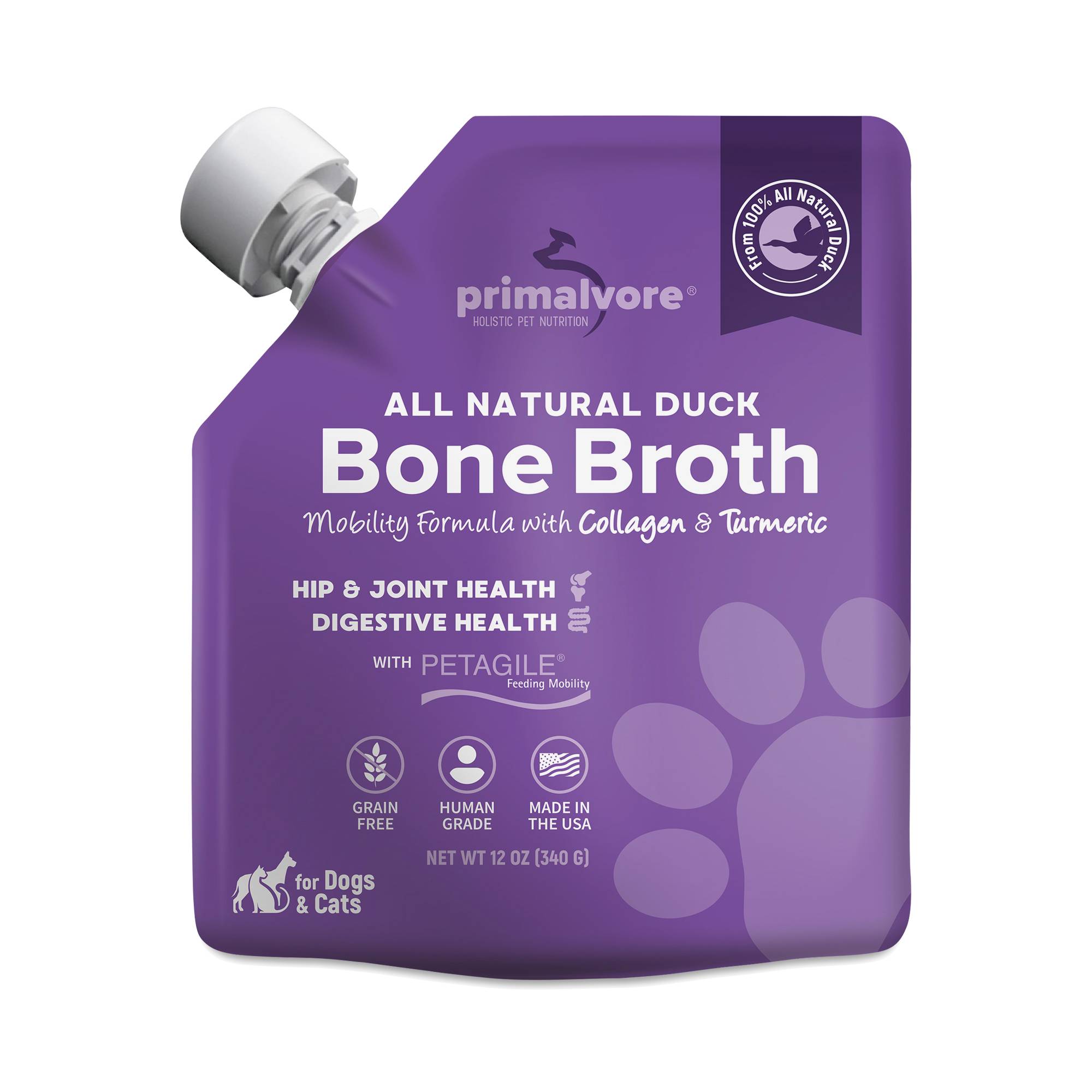 Duck Bone Broth for Dogs & Cats