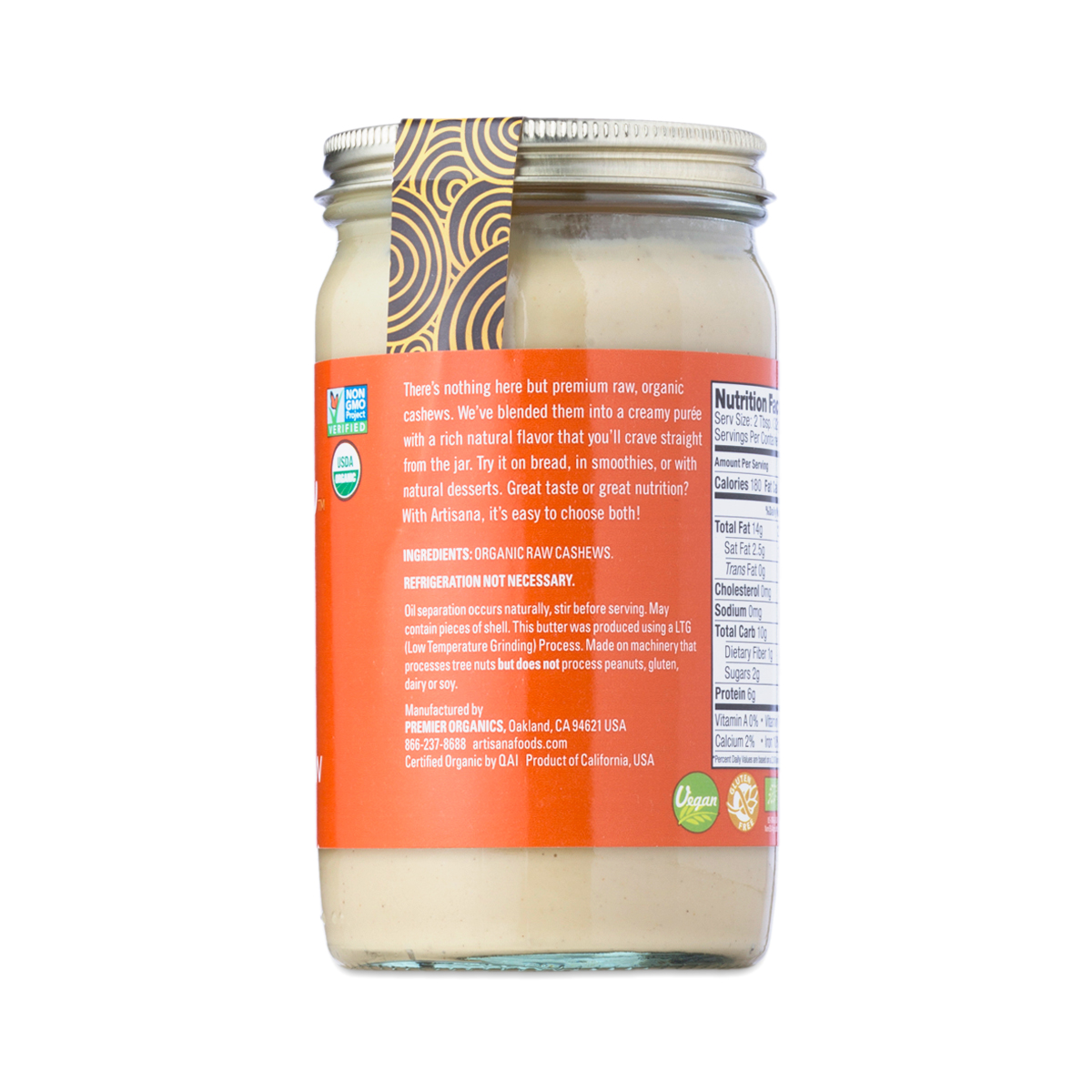 Cashew Butter by Artisana Thrive Market