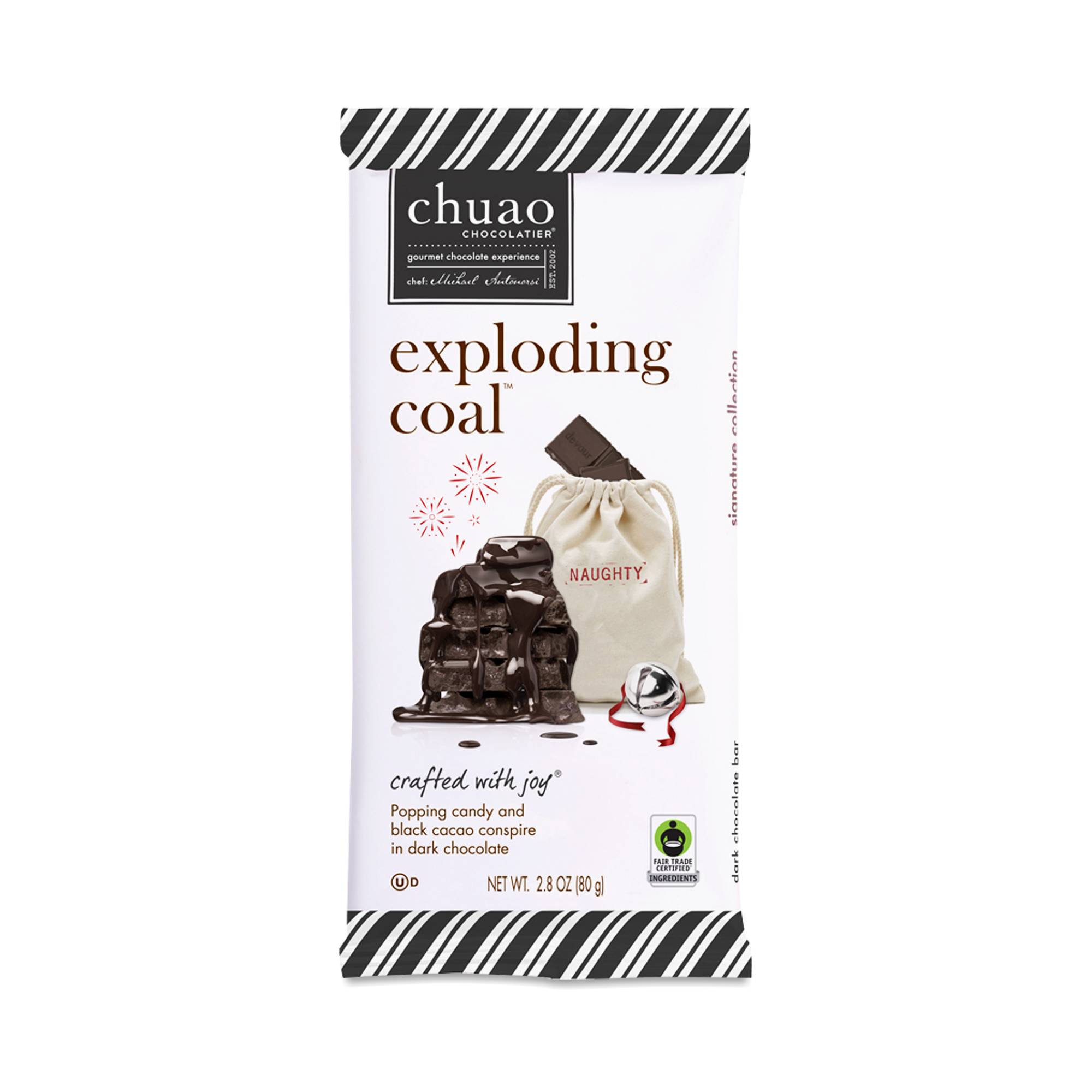 Dark Chocolate Bar, Exploding Coal