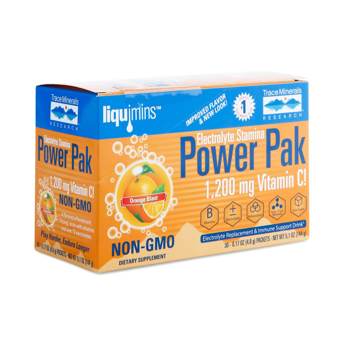 Orange Blast Electrolyte Stamina Power Pak Thrive Market
