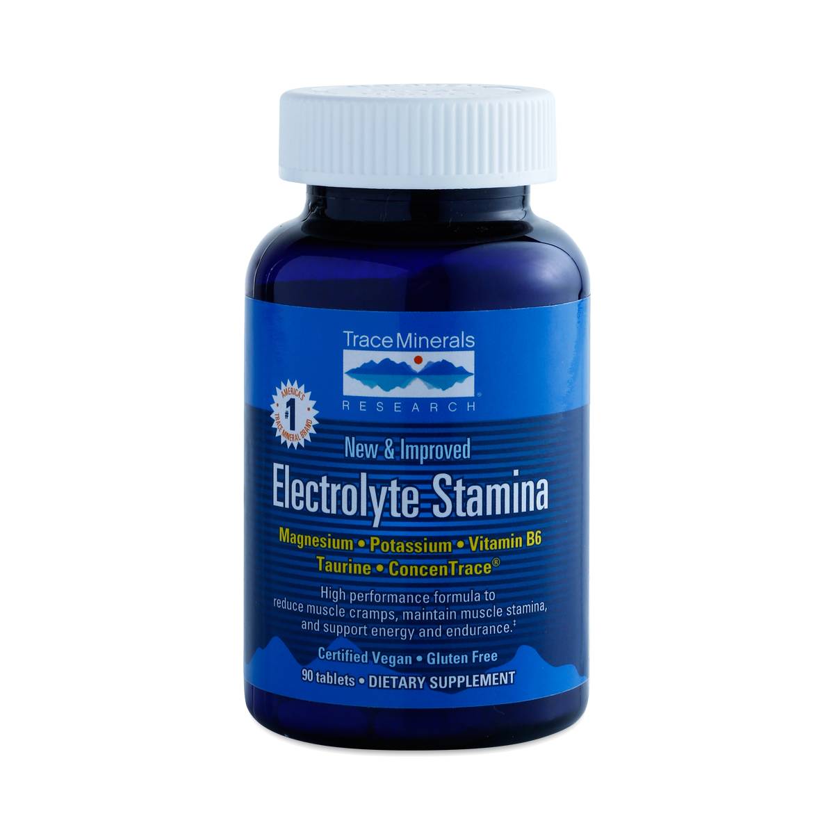 Trace Minerals Electrolyte Stamina Tablets Thrive Market