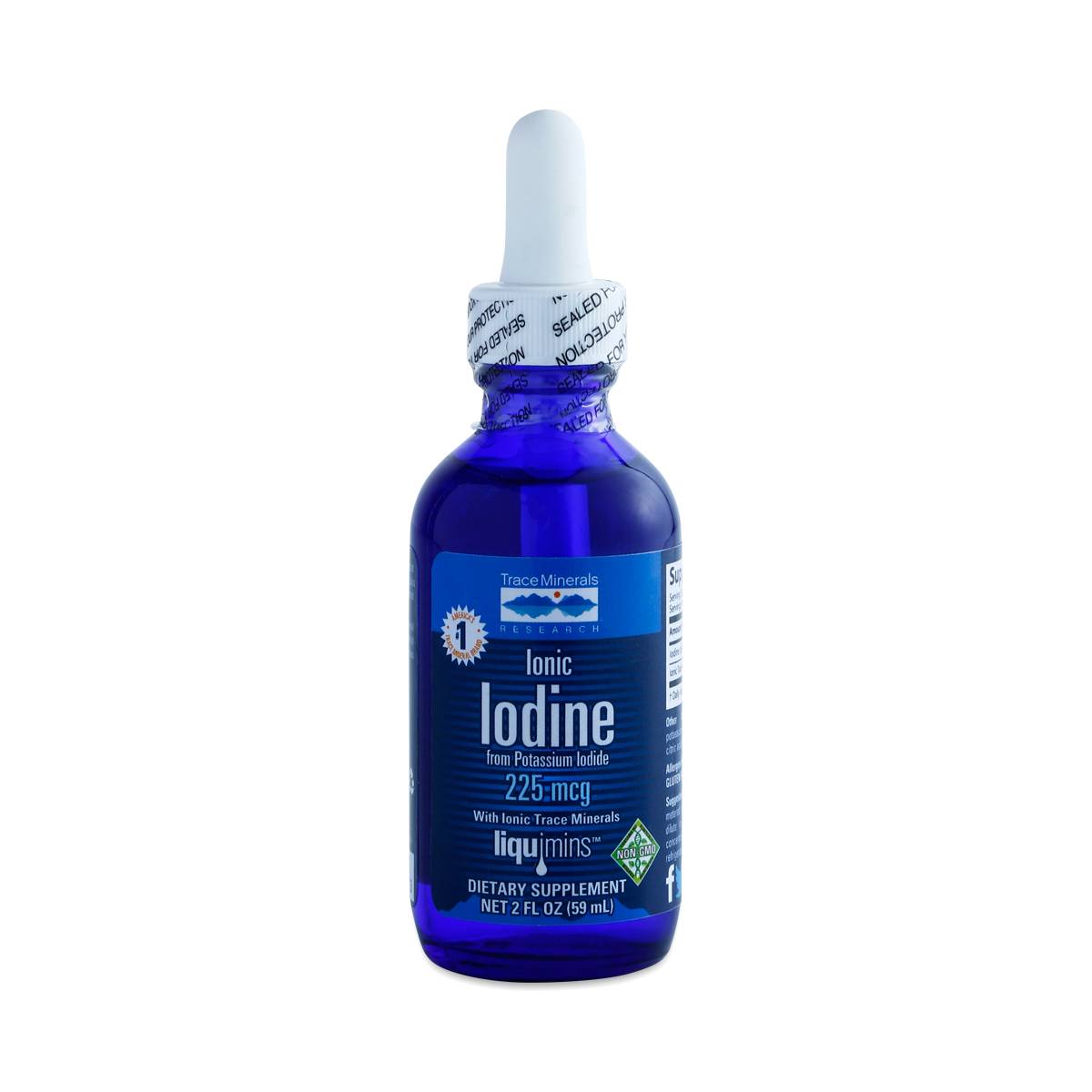 Trace Minerals Liquid Ionic Iodine from Potassium Iodide Thrive Market