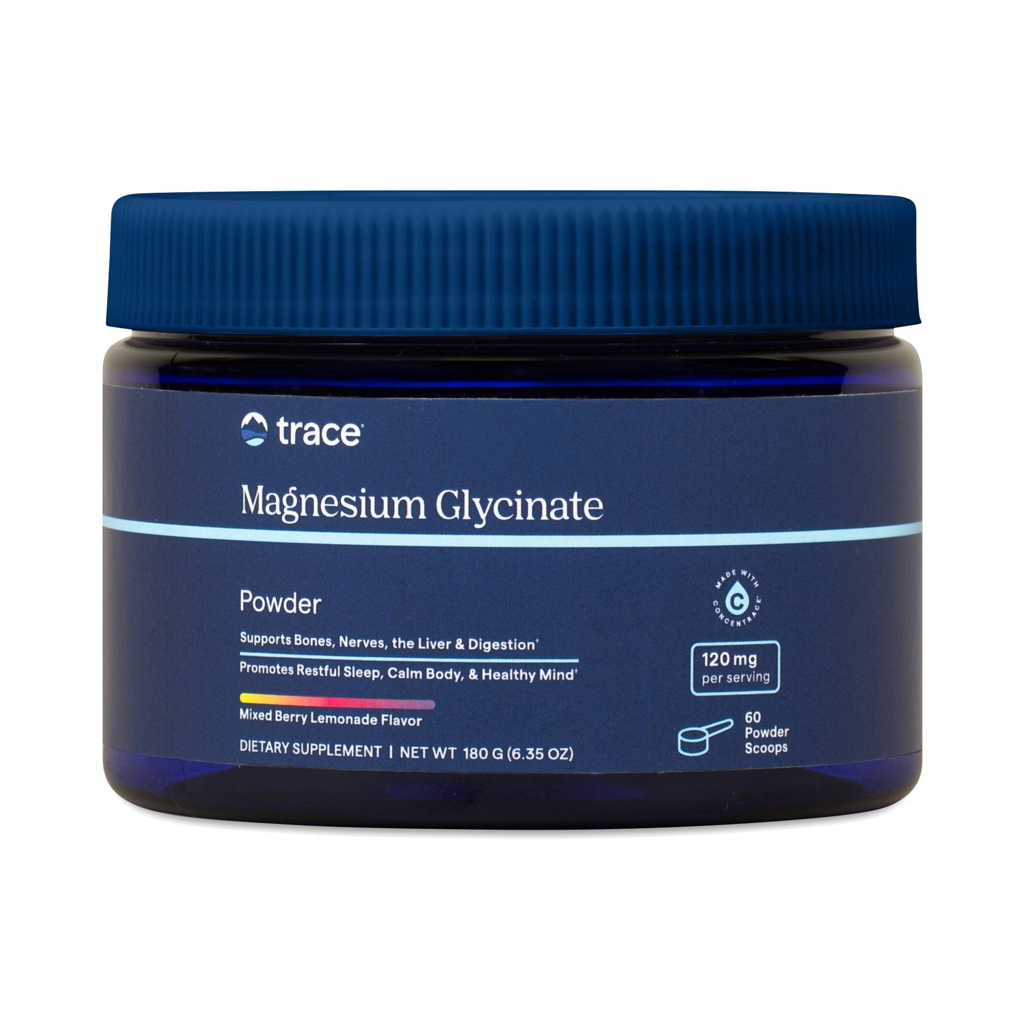 Magnesium Glycinate Powder, Mixed Berry Lemonade