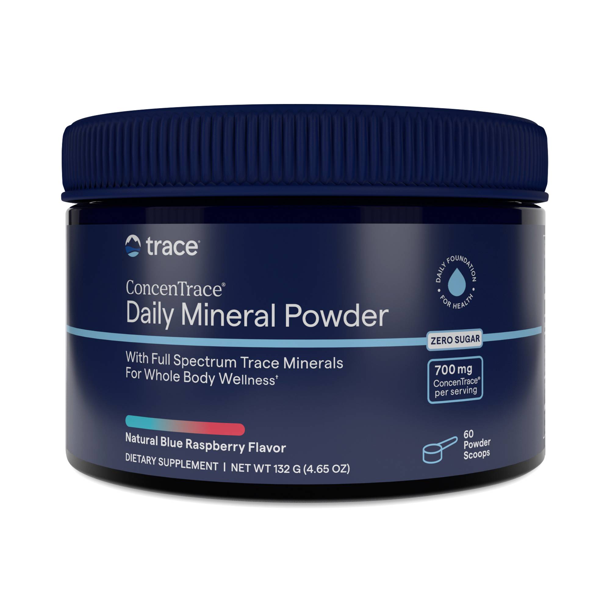 ConcenTrace Daily Mineral Powder, Blue Raspberry