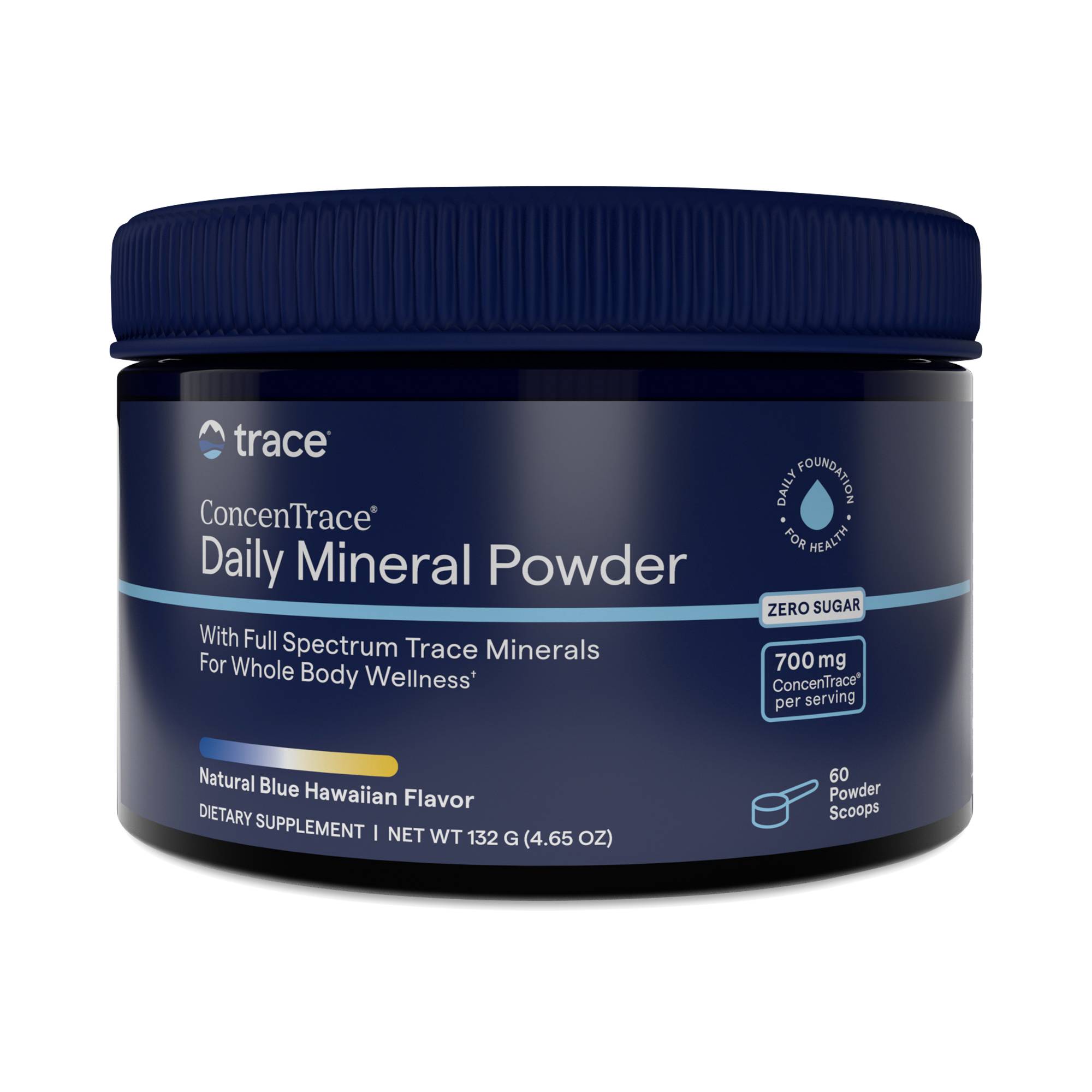 ConcenTrace Daily Mineral Powder, Blue Hawaiian