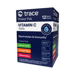Power Pak Daily Vitamin C Electrolytes Variety Pack, Lemon Lime, Orange Blast & Watermelon