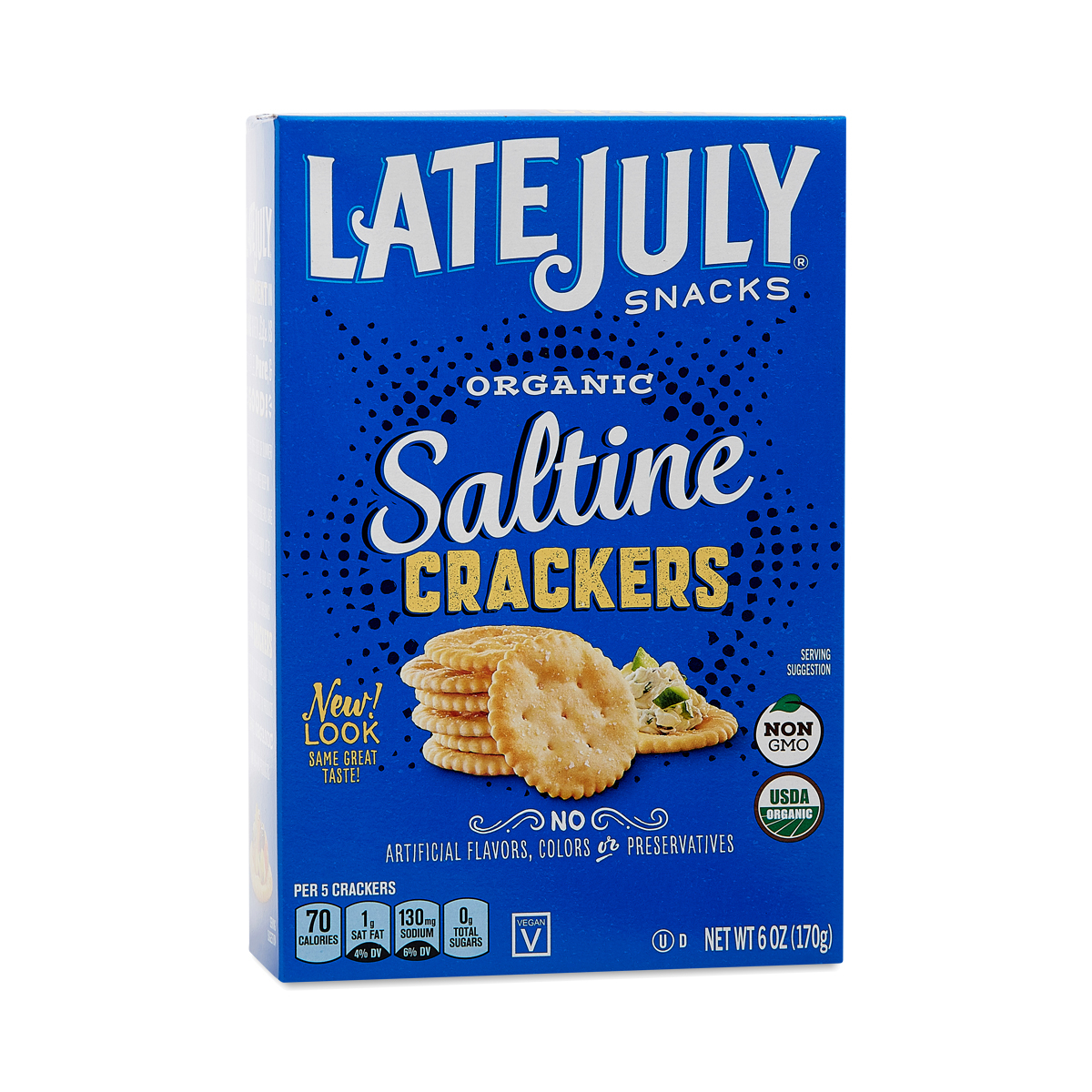 Organic Classic Saltine Crackers by Late July Thrive Market