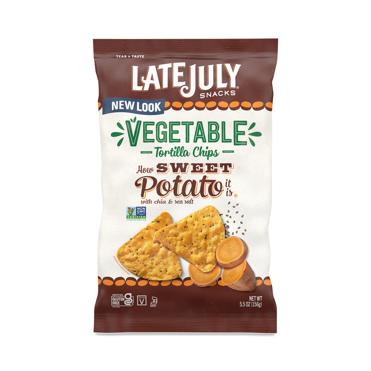 Organic Sweet Potato Snack Chips by Late July Thrive Market