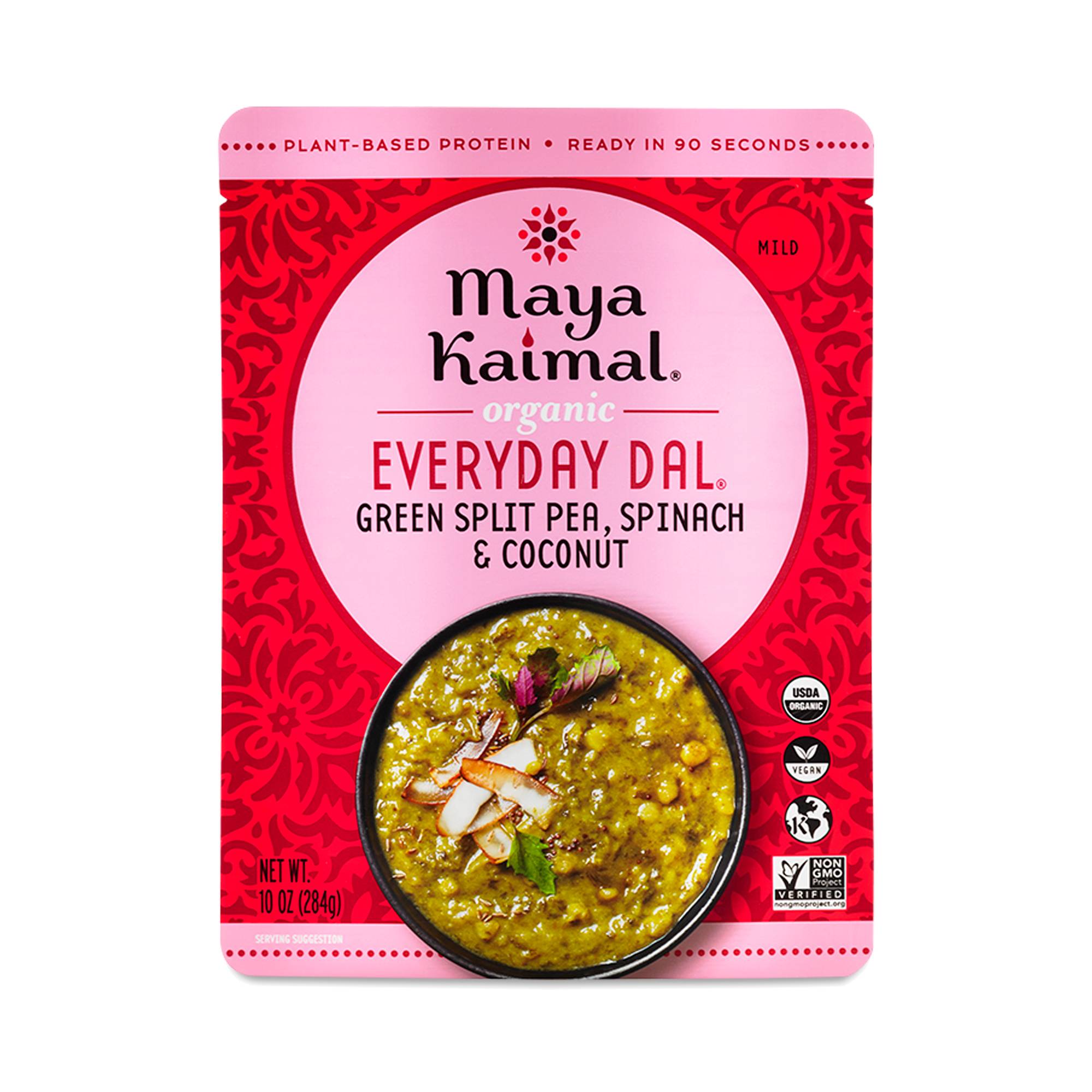 Organic Everyday Dal - Green Split Peas + Spinach + Coconut