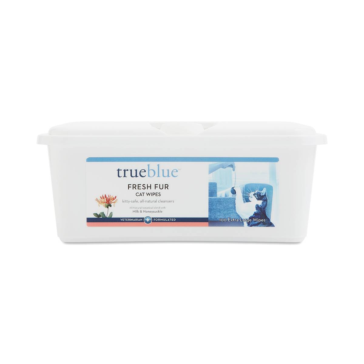 True Blue Fresh Fur Cat Wipes Thrive Market