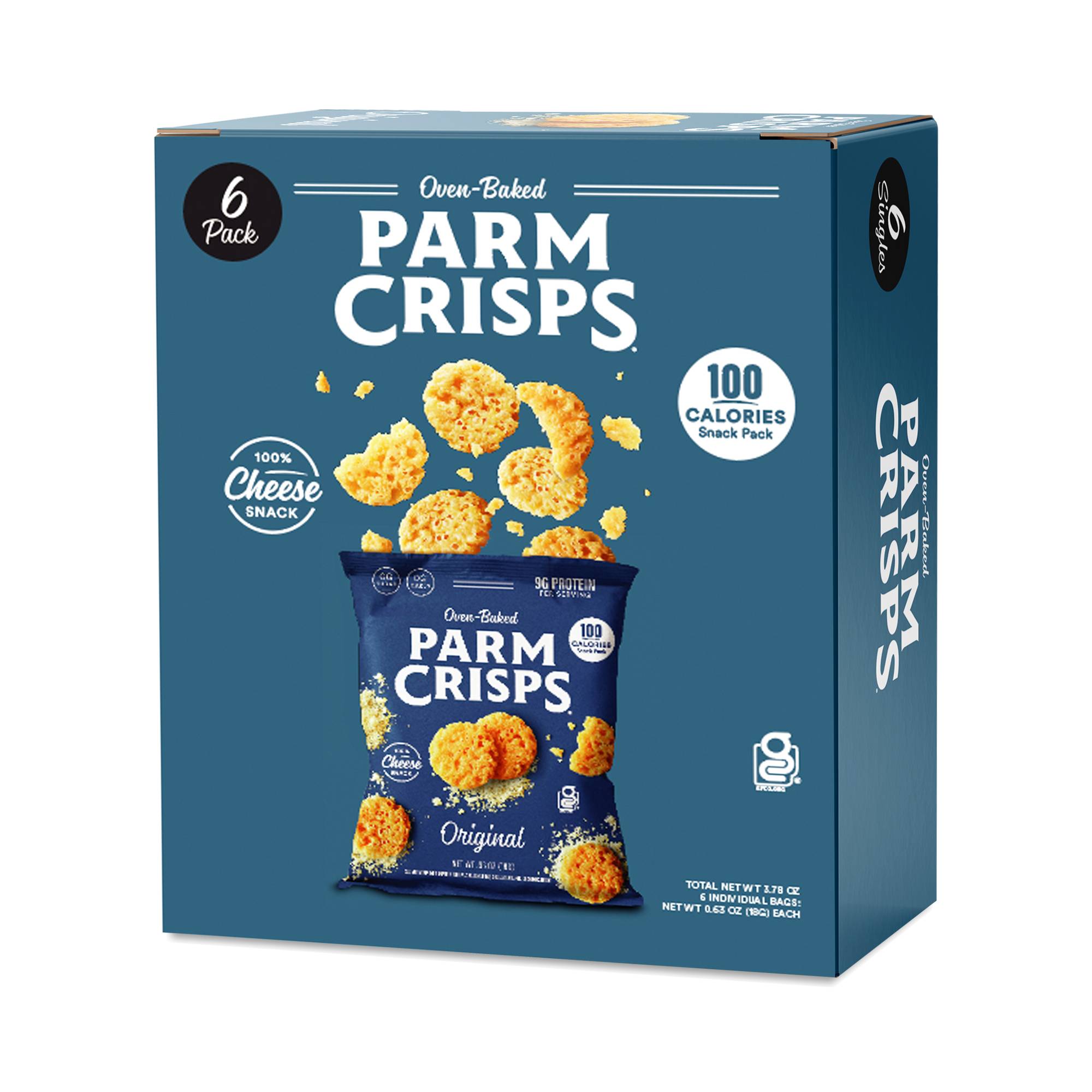 Parm Crisps Original, Snack Pack