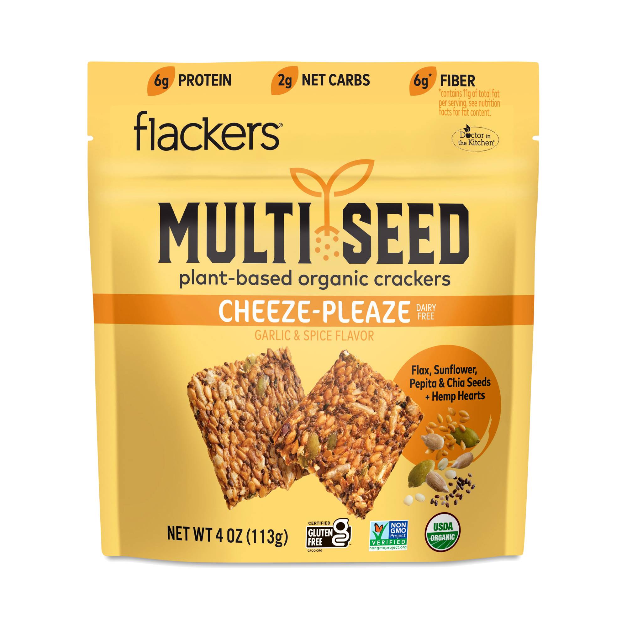 Multi Seed Crackers, Cheeze Pleaze