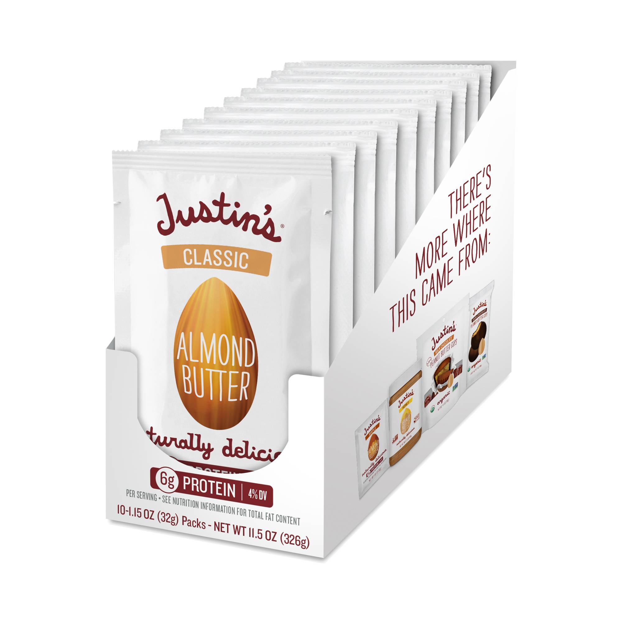 Almond Butter Squeeze Packs, Classic