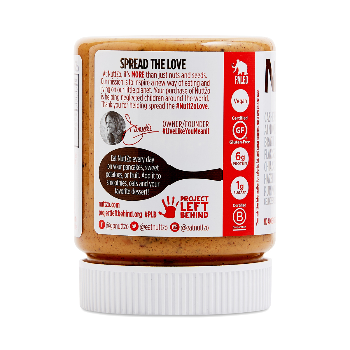 Peanut Free Organic Crunchy Power Fuel by Nuttzo Thrive Market