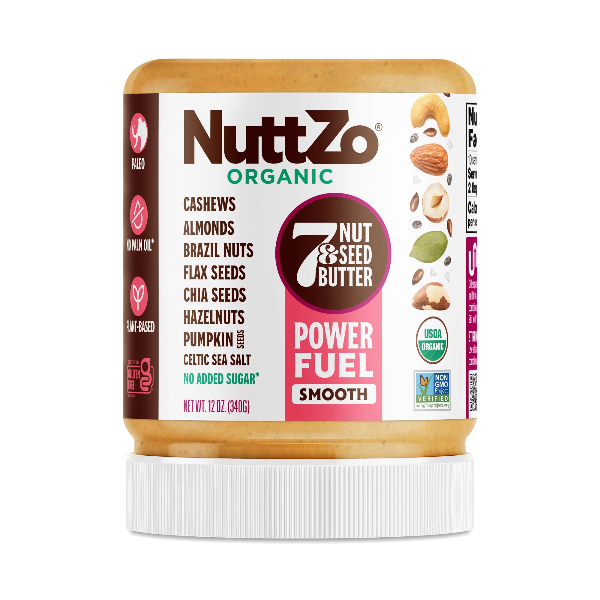 Organic Smooth Power Fuel, Peanut Free