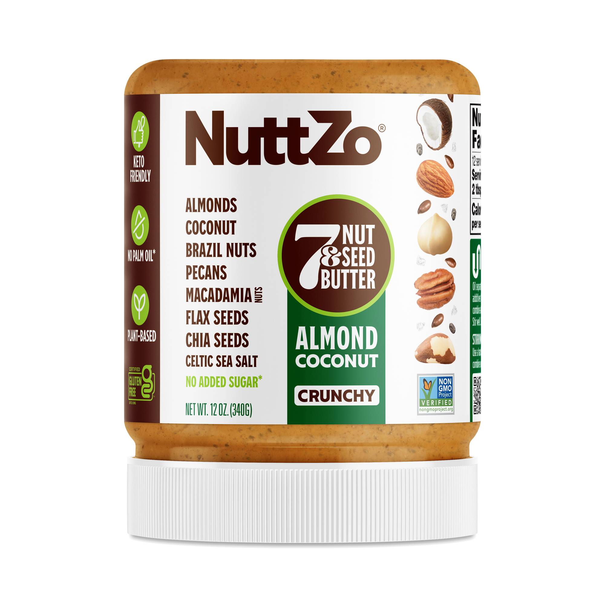 Keto Almond Coconut Mixed Nut And Seed Butter, Crunchy