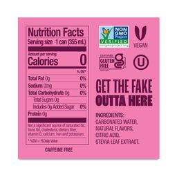 Zero Sugar Soda, Black Cherry