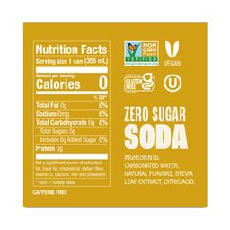 Zero Sugar Soda, Cream Soda