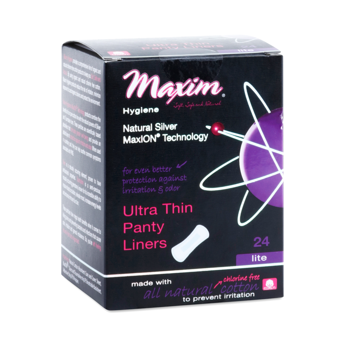 MaxION Ultra Thin Panty Liners, Light Flow