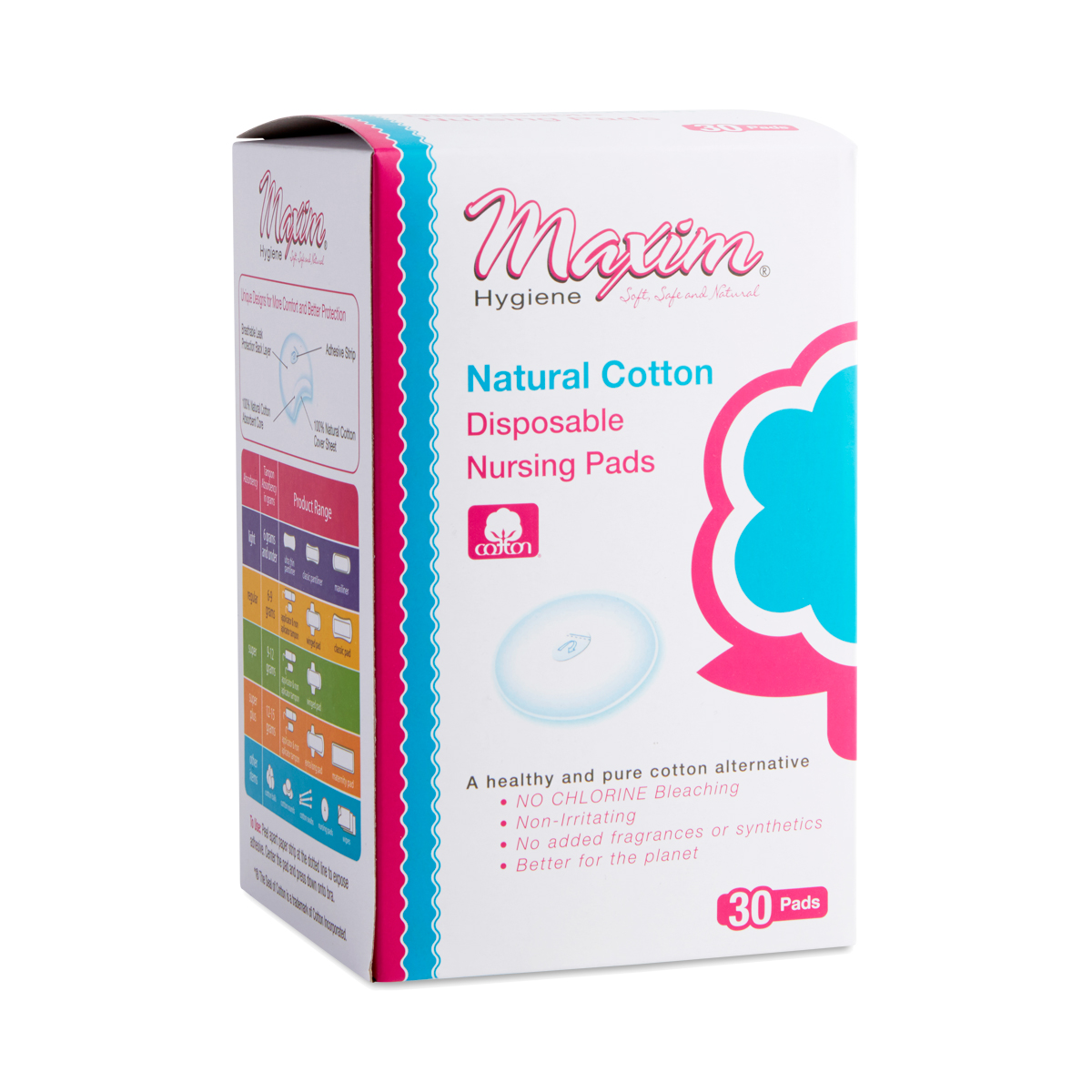 Natural Cotton Disposable Nursing Pads