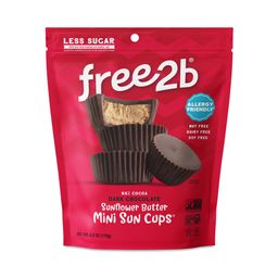 Mini Sunflower Butter Dark Chocolate Cups 66%