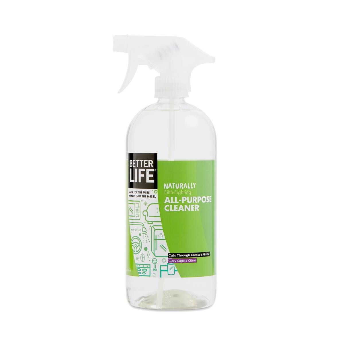 Better Life AllPurpose Cleaner, Clary Sage & Citrus Thrive Market