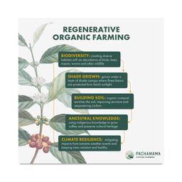 Regenerative Organic Whole Bean Coffee, Peru Medium Roast