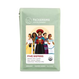 Organic Whole Bean Coffee, Five Sisters Medium Roast
