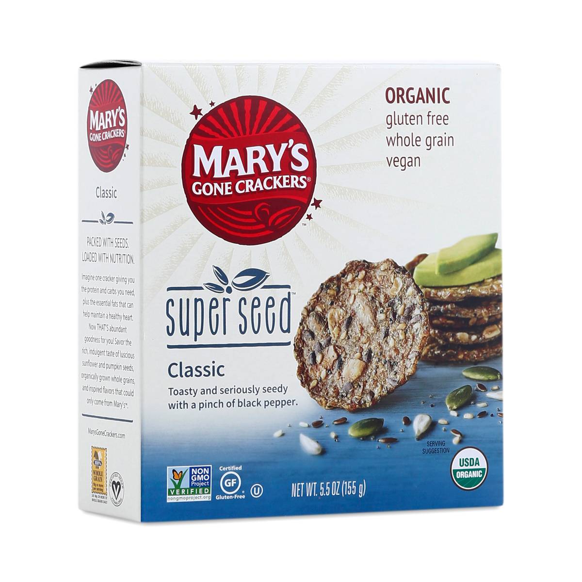 Organic Super Seed Crackers, Classic Thrive Market