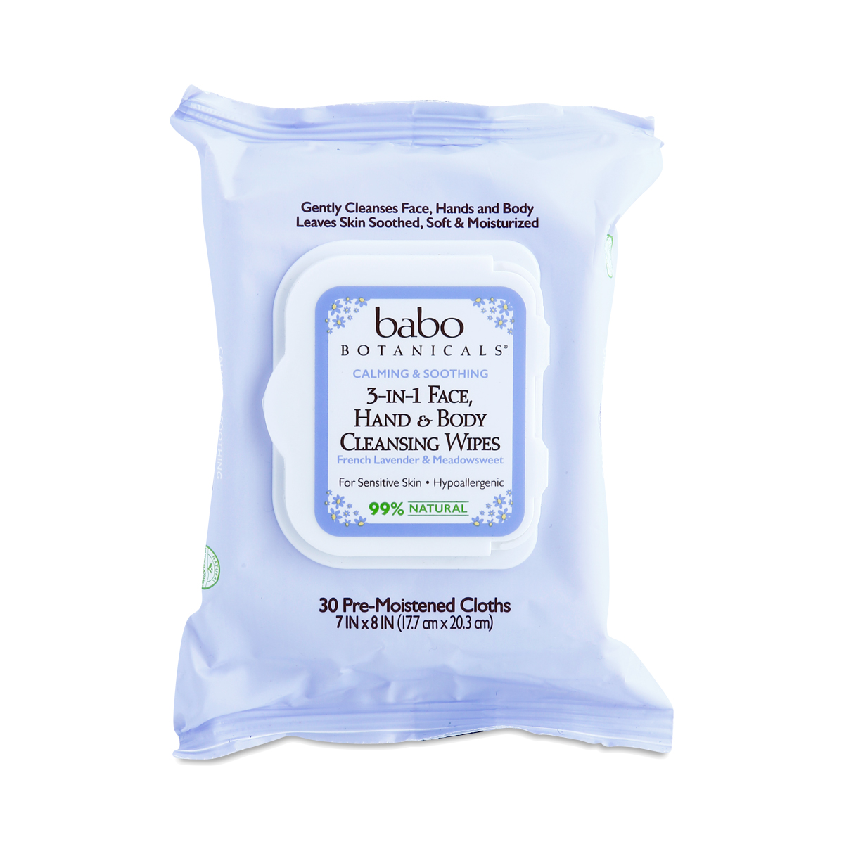 3-in-1 Wipes: Face, Hands & Body Wipes