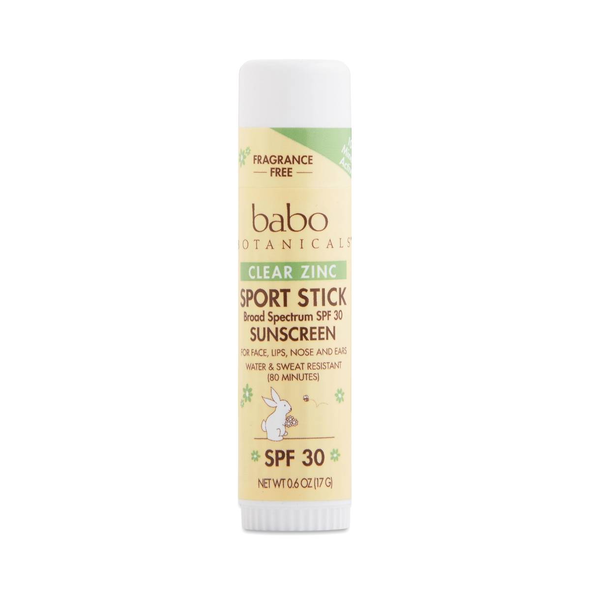 Clear Zinc Sunscreen Sport Stick SPF 30