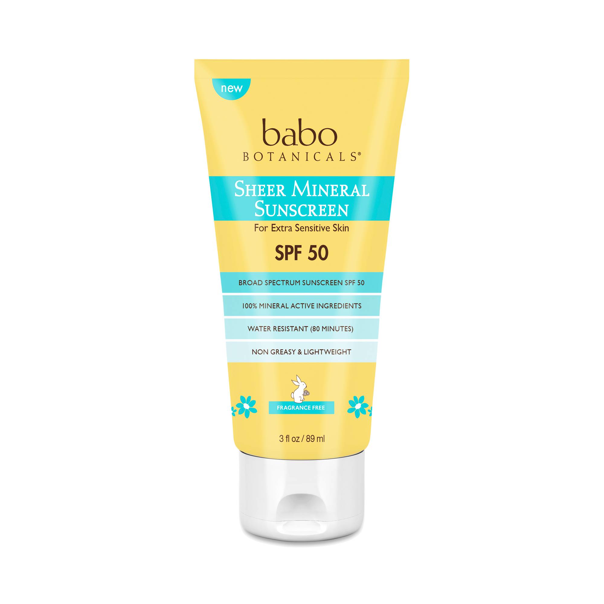 Sheer Mineral Sunscreen Lotion, SPF 50